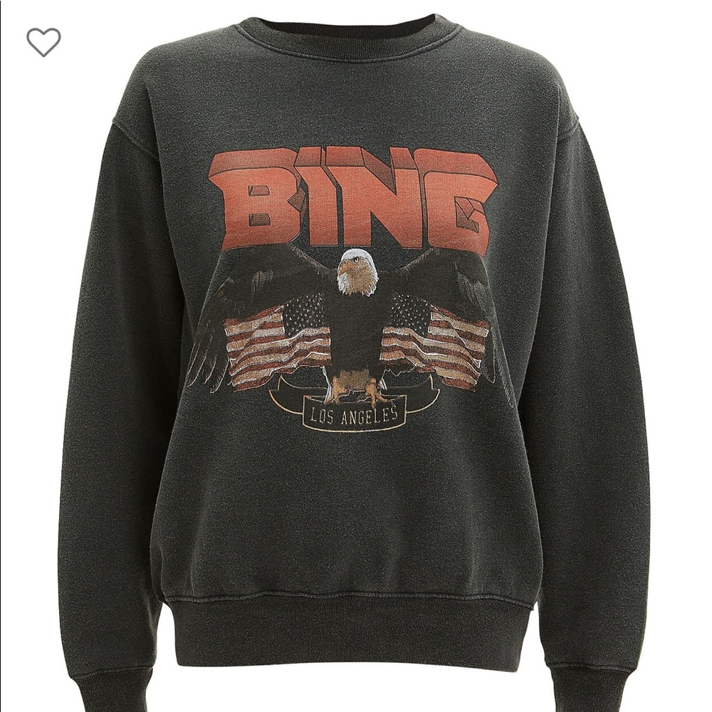 🔥NWT ANINE BING Vintage Bing Sweatshirt 🔥